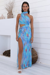 Deep Desire Maxi Dress Blue