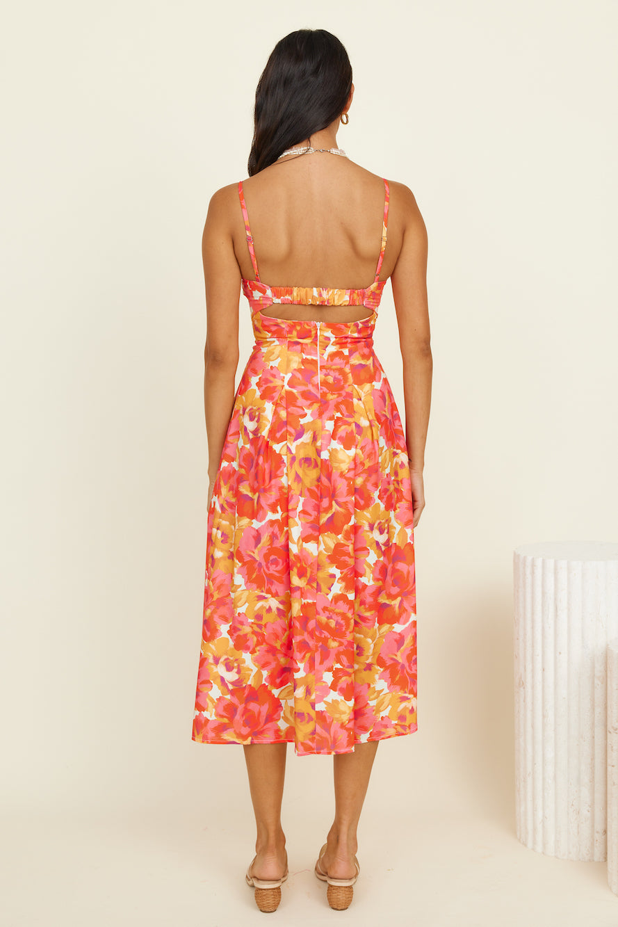 Count On You Maxi Dress Orange