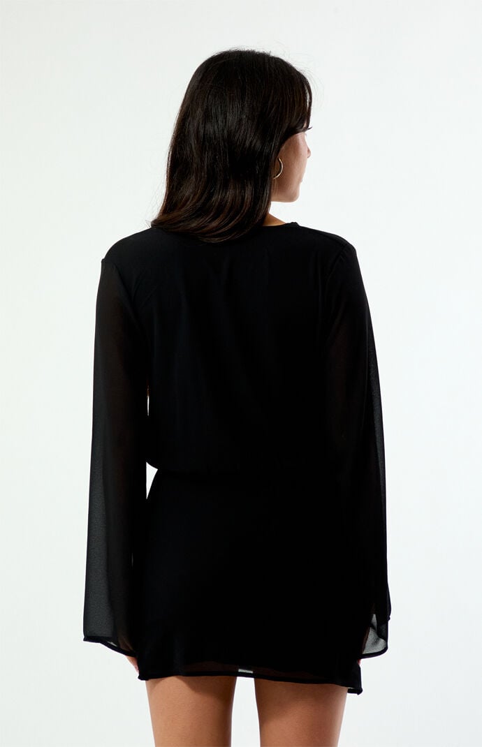 Beverly and Beck Rae Long Sleeve Mini Dress