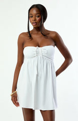 Your Favorite Sara Knit Strapless Babydoll Mini Dress