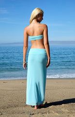 Third Charm Kaia Strapless Cutout Maxi Dress