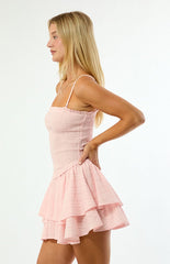 Your Favorite Lily Removable Strap Smocked Mini Dress