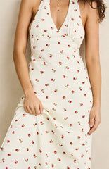 Rhythm Mila Floral Halter Midi Dress