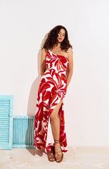 MINKPINK Ravelo One Shoulder Maxi Dress