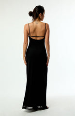 Beverly and Beck Elena Mesh Maxi Dress