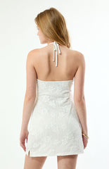 Beverly and Beck Olivia Burnout Velvet Mini Dress