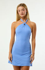 Beverly and Beck Naomi Halter Mini Dress