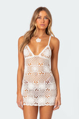 Edikted Cecilya Knit Bandage Mini Dress