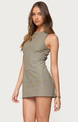 Edikted Macee Gingham Romper