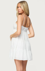 Edikted Bianca Ruffle Tiered Babydoll Dress