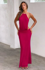 Tiger Mist Evanna Halter Maxi Dress