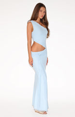 Edikted Rosalynne Ribbed Halter Romper