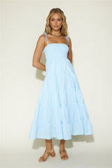 Wish You Would Maxi Dress Blue