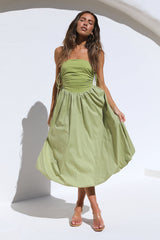 No Change Midi Dress Green