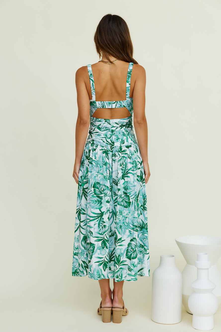 Araceae Maxi Dress Green