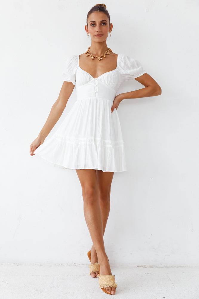 Wondering Dress White