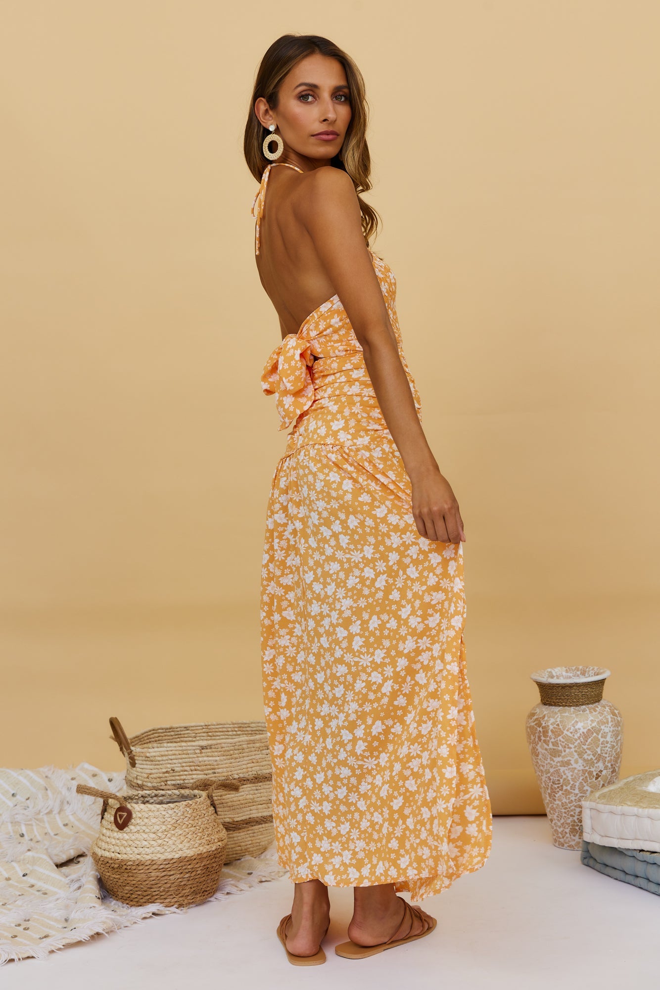 Sweet Citrus Maxi Dress