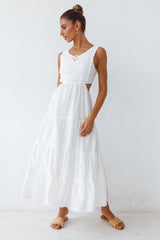 Santorini Loving Maxi Dress White