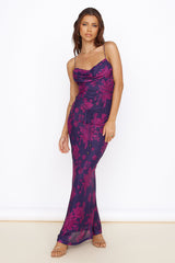 Perspective Maxi Dress Purple