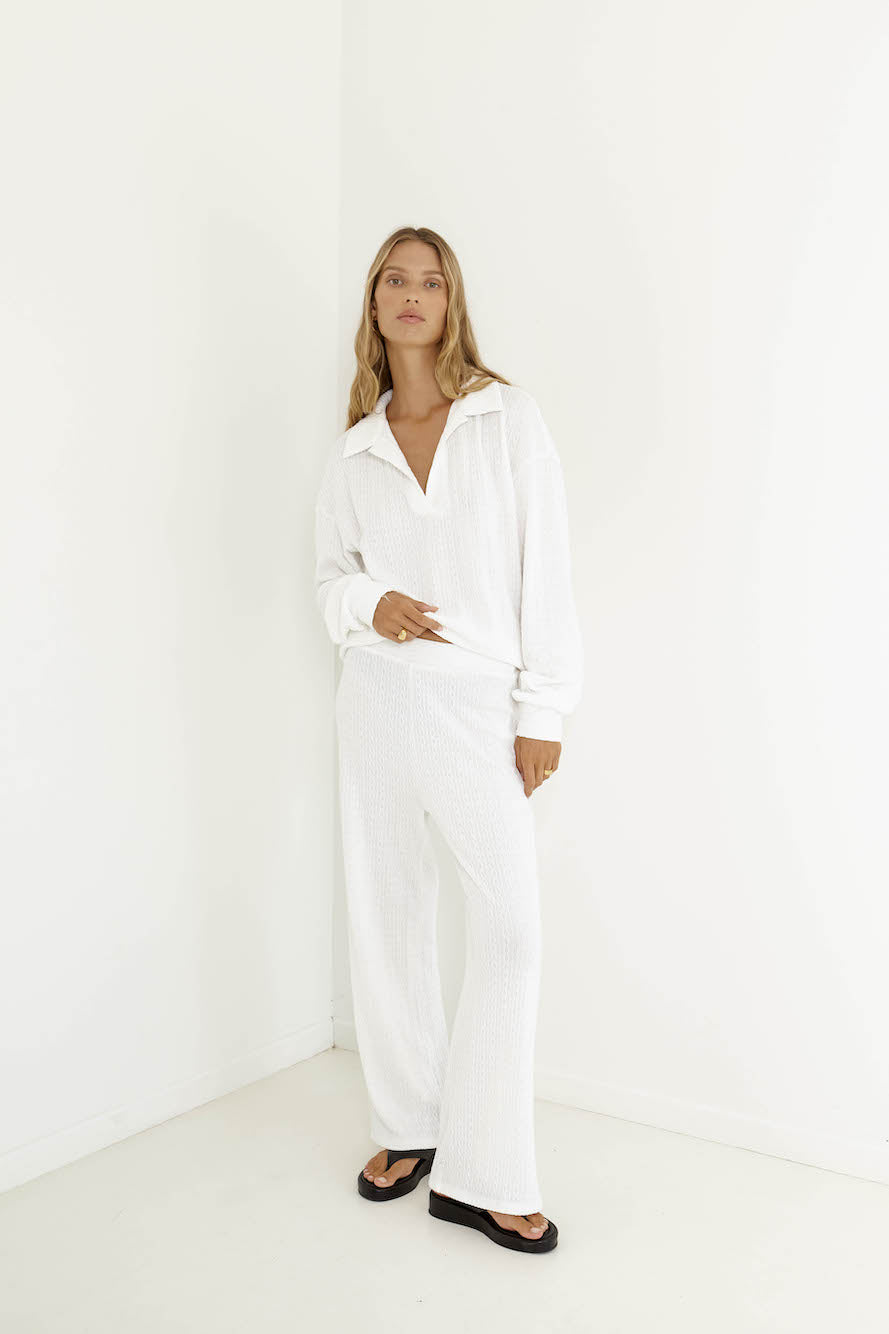 SNDYS Avery Jumper White