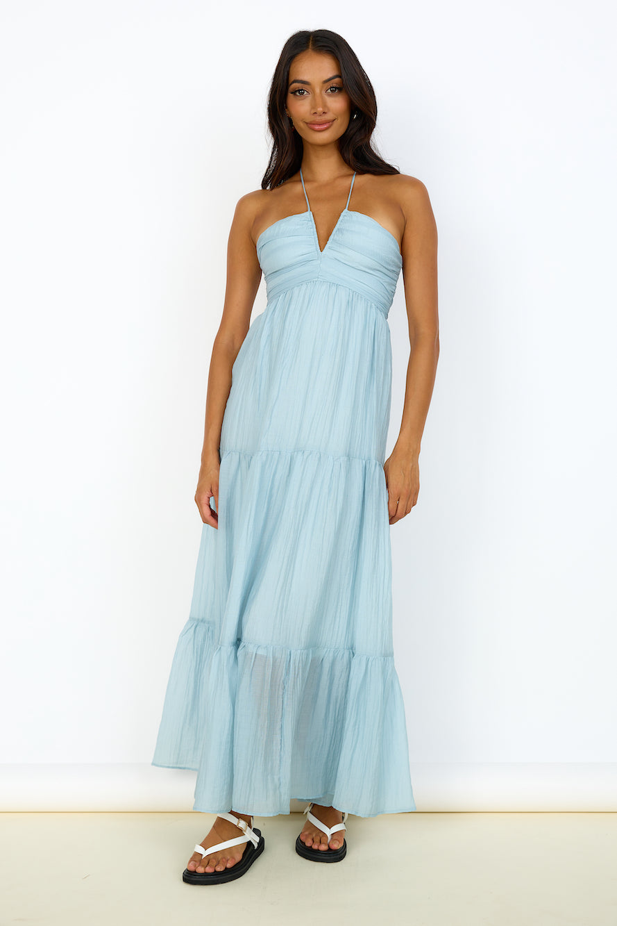 Heavenly Delight Maxi Dress Blue