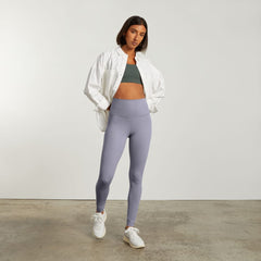 The Perform 24/7 Legging | Lilac Grey | 25" Inseam