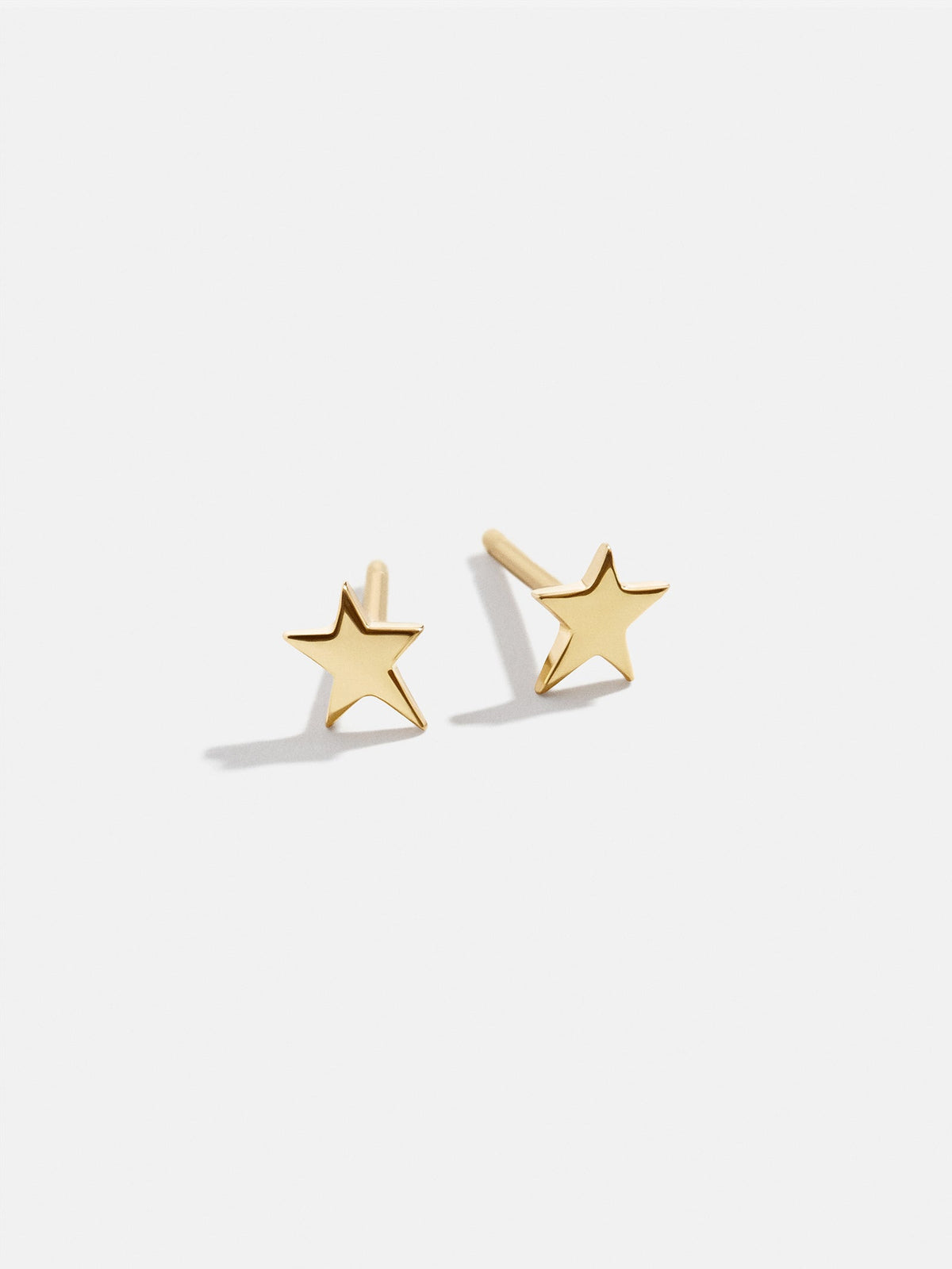 14K Gold Celestial Delicate Stud - Star