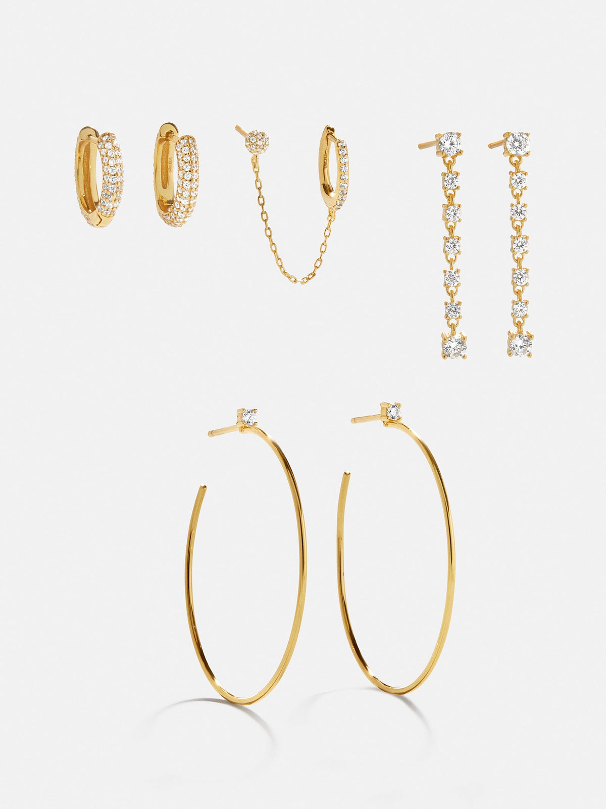 Leighton 18K Gold Earring Set - Leighton 18K Gold Earring Set