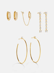 Leighton 18K Gold Earring Set - Leighton 18K Gold Earring Set