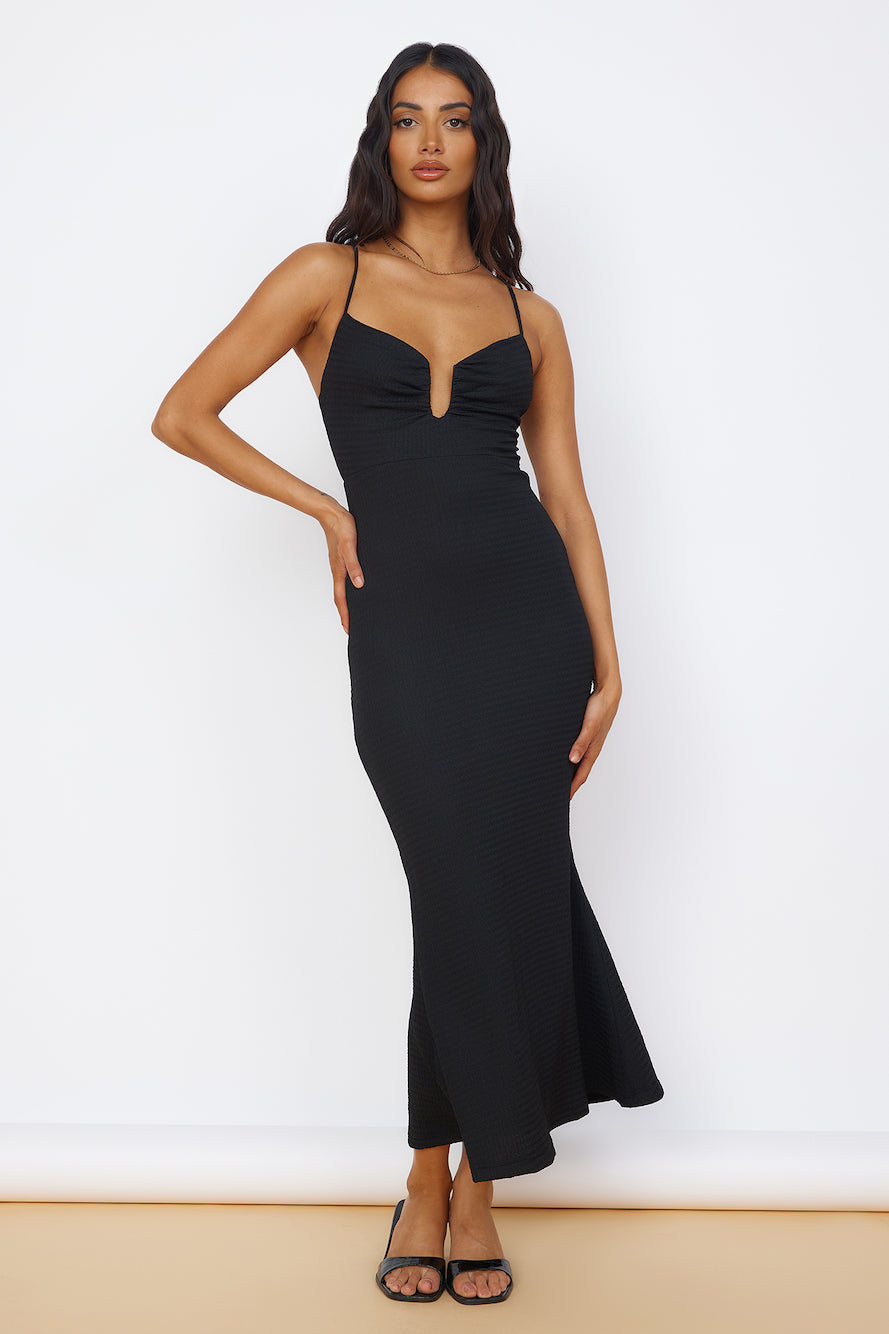 La Bella Vita Maxi Dress Black