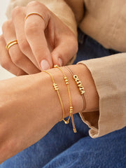Rylee 14K Gold Bracelet - Gold Bead