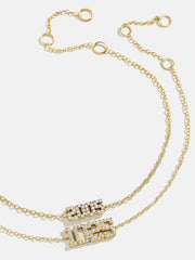 14K Gold Varsity Font Custom Number Bracelet - Varsity Font Numbers