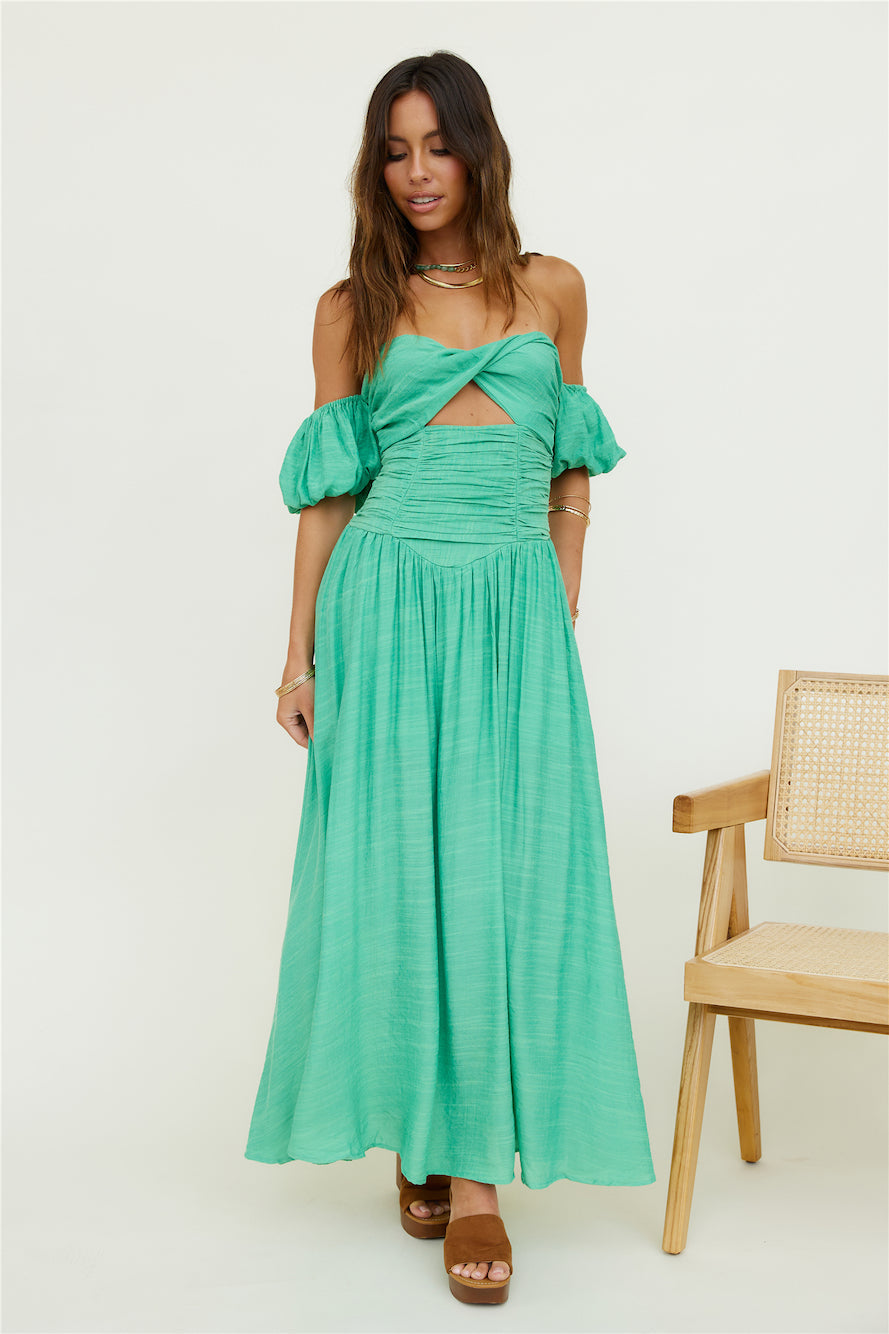 Clementine Maxi Dress Green