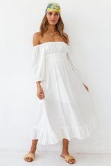 Eternal Dreaming Maxi Dress White