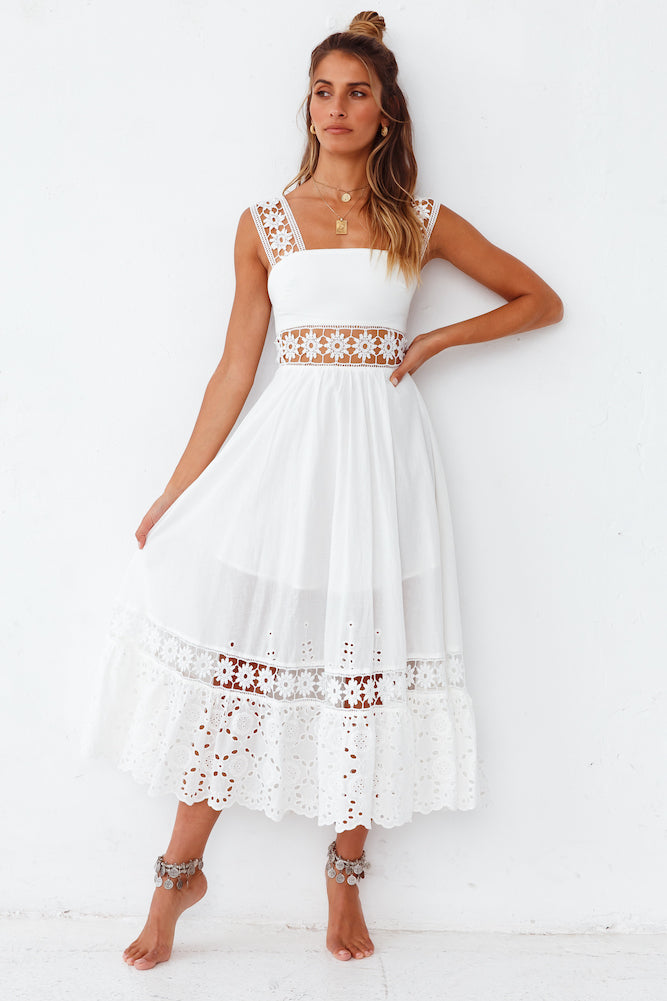 Eugenia Maxi Dress White