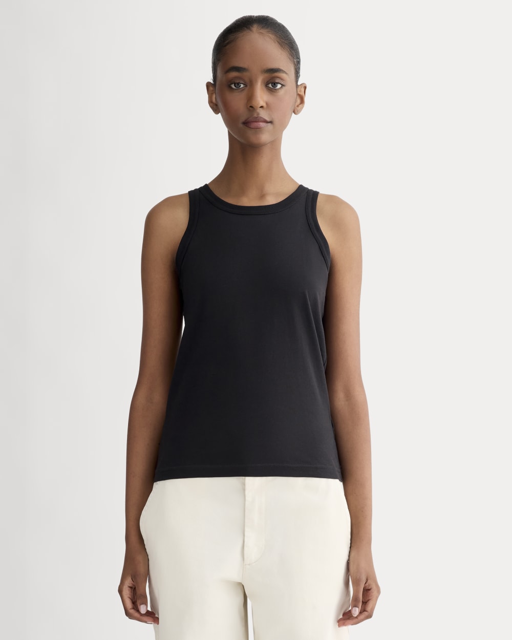 The Tank In Essential Cotton | Black