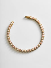 Kali Tennis Bracelet - Pink
