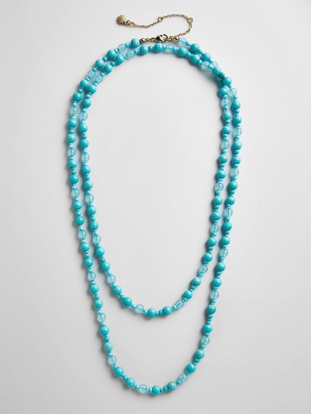 Charlotte Semi-Precious Necklace - Turquoise Bead