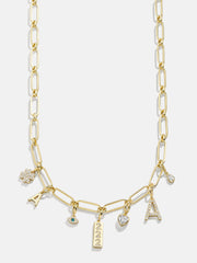 Spaced Custom Charm Necklace - Spaced Charm Necklace