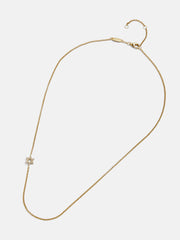 18K Gold Asymmetrical Star of David Necklace - Star of David