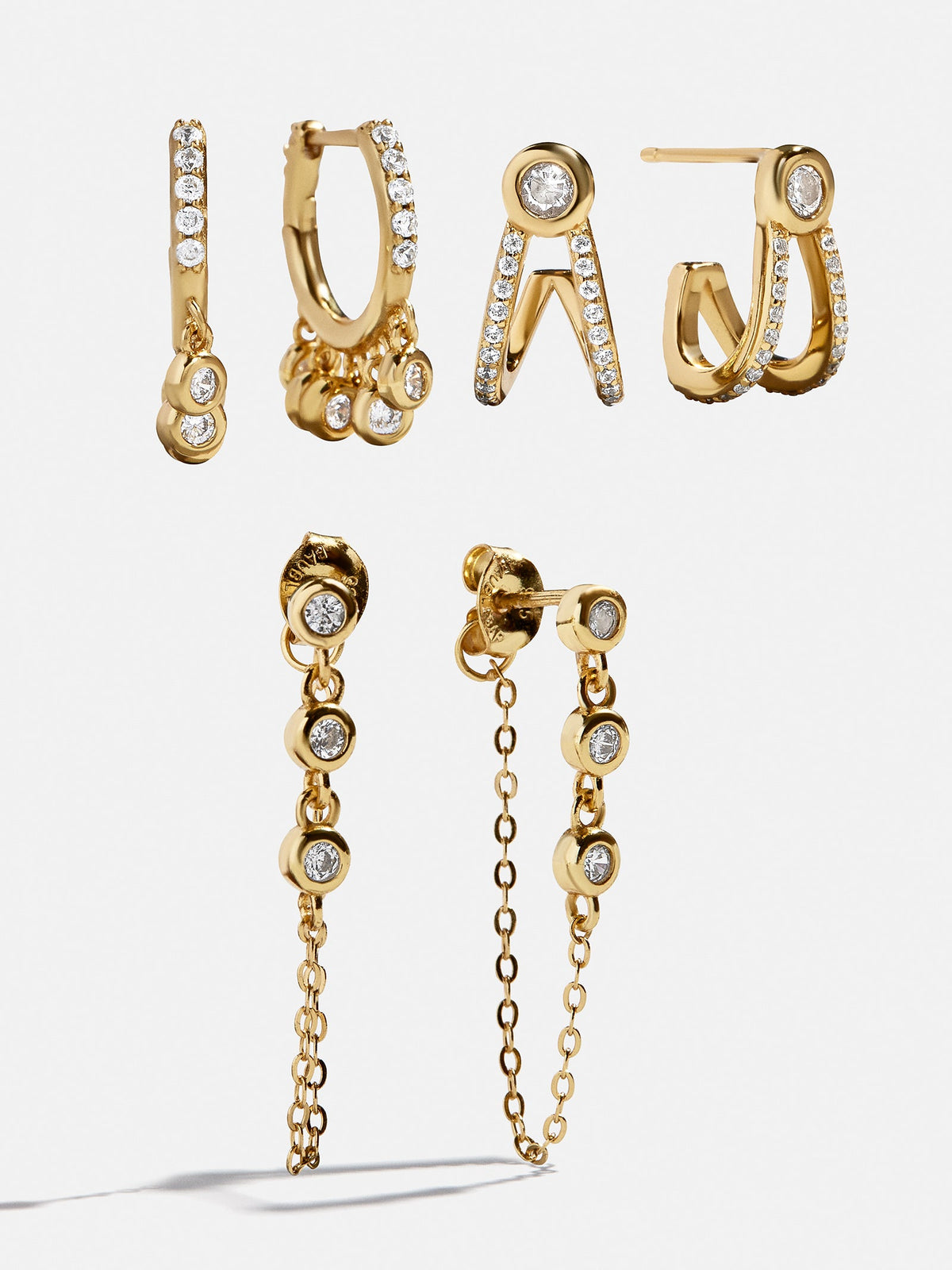 Heidi 18K Gold Earring Set - Heidi 18K Gold Earring Set