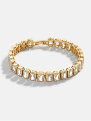 Bianca Tennis Bracelet - Emerald Bezel