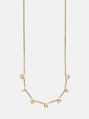 Mini 14K Gold Custom Icon Necklace - 14K Gold