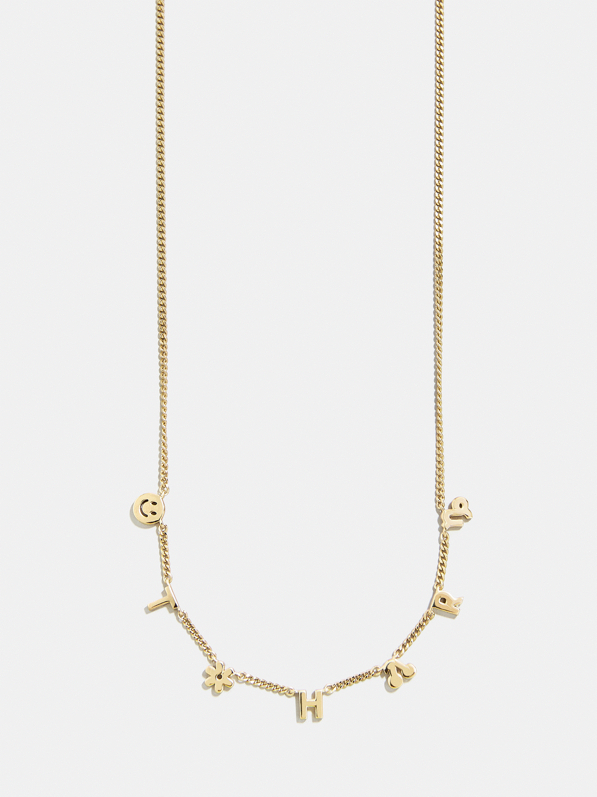 Mini 14K Gold Custom Icon Necklace - 14K Gold
