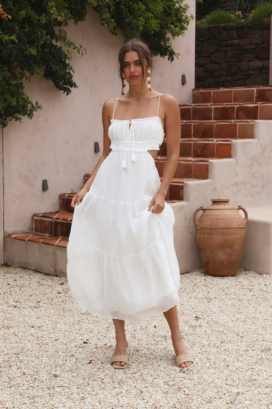 Heartbreaker Maxi Dress White