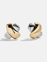 Melanie Stud Earrings - Gold/Silver