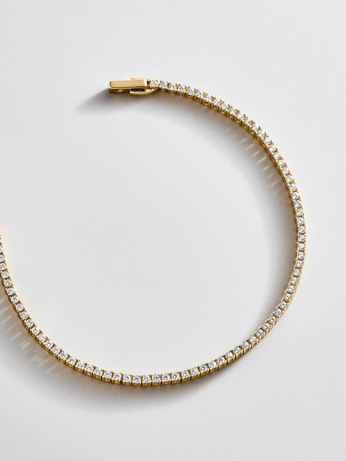 Billie Gold Tennis Bracelet - Gold Plated Brass
