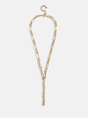 Liv Chunky Lariat Necklace - Gold
