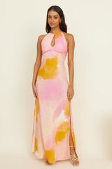 THE WOLF GANG El Mar Maxi Dress Watercolour