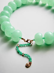 Joan Semi-Precious Necklace - Green Jade